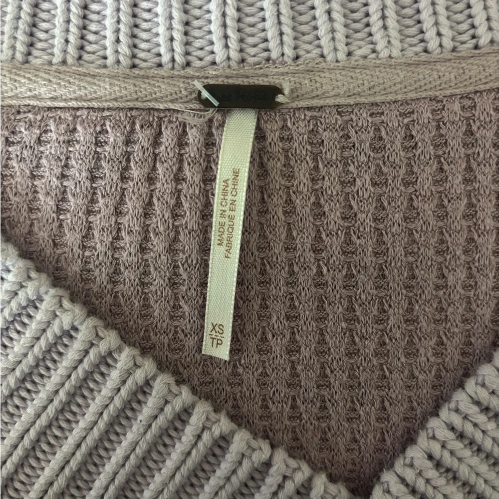 Preloved - Free People Connell Strip‎ Faux Fur Top